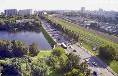 Веб-камера Москва, улица Люблинская - пересечение ул.Шкулева в реальном времени