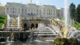 Веб-камера Санкт-Петербург, Петергоф, фонтаны Большого Каскада в реальном времени